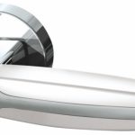 Ручка ARC URB2 CP/CP/White-14 Хром/хром/белый