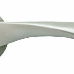 Дверные ручки RUCETTI RAP 1 SN/CP Цвет - Белый никель/хром