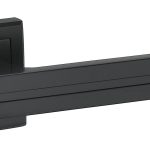 Дверные ручки BUSSARE ROKKA A-61-30 черный матовый