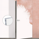 Скрытая дверь Invisible Optim(кромка хром)