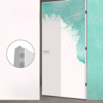 Скрытая дверь Invisible Optim Reverse(кромка хром)